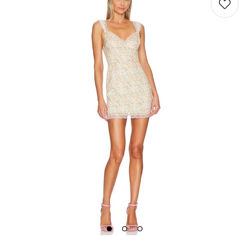 Floral Lace Mini Dress